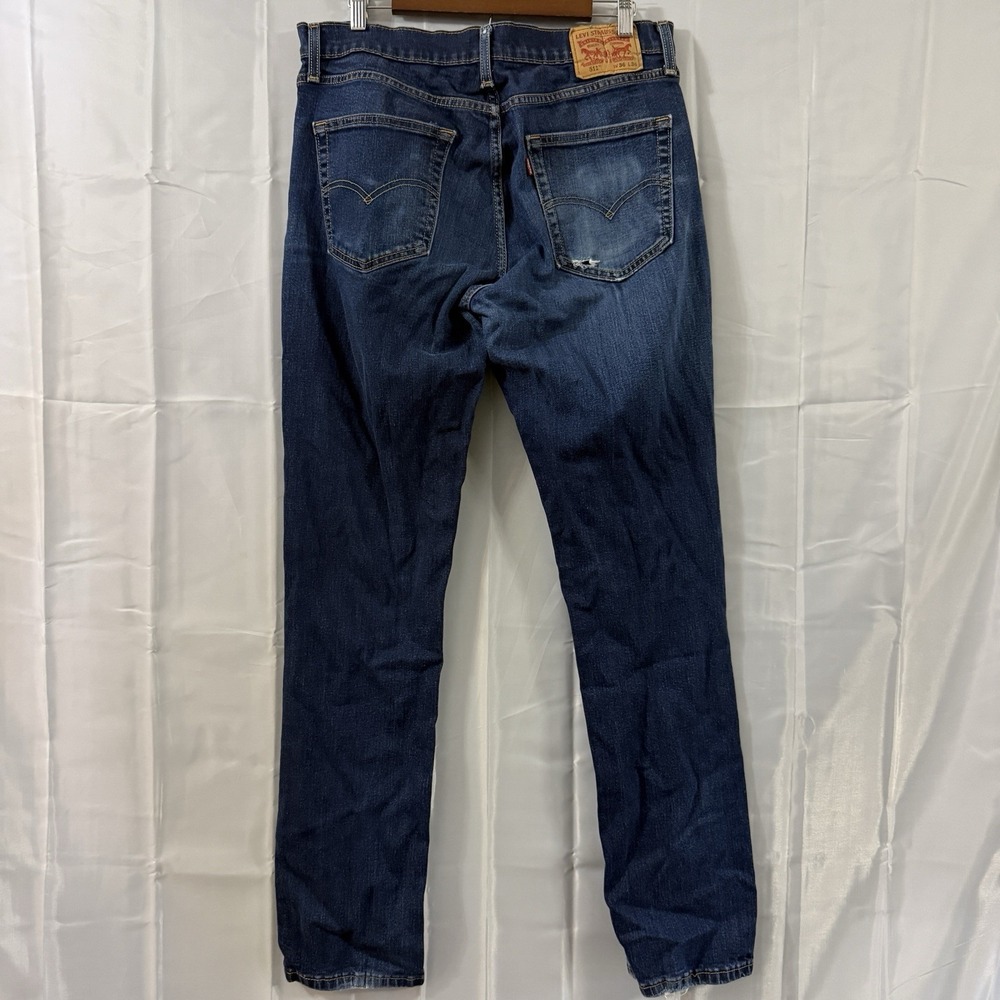 Levis 511 36x36 Fits 34x35 Mens Jeans Big & Tall Dark Wash - Picture 3 of 7